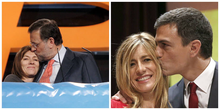 Elvira Fernández y Begoña Gómez, las personas más influyentes en las vidad de Rajoy y Sánchez