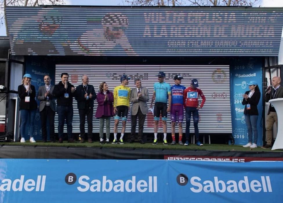 Peio Bilbao es el primer líder de la Vuelta a Murcia 2019