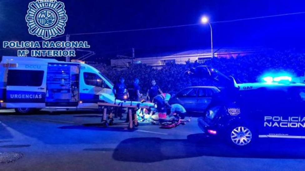 Tres detenidos en Cádiz tras agredirse entre ellos cuando viajaban en un coche robado
