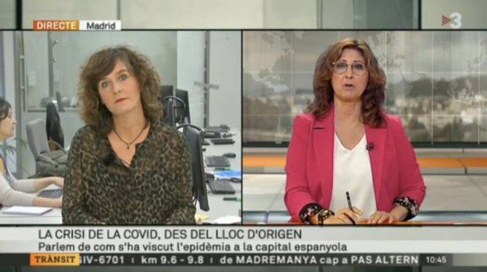 TV3 sitúa el origen del coronavirus en Madrid