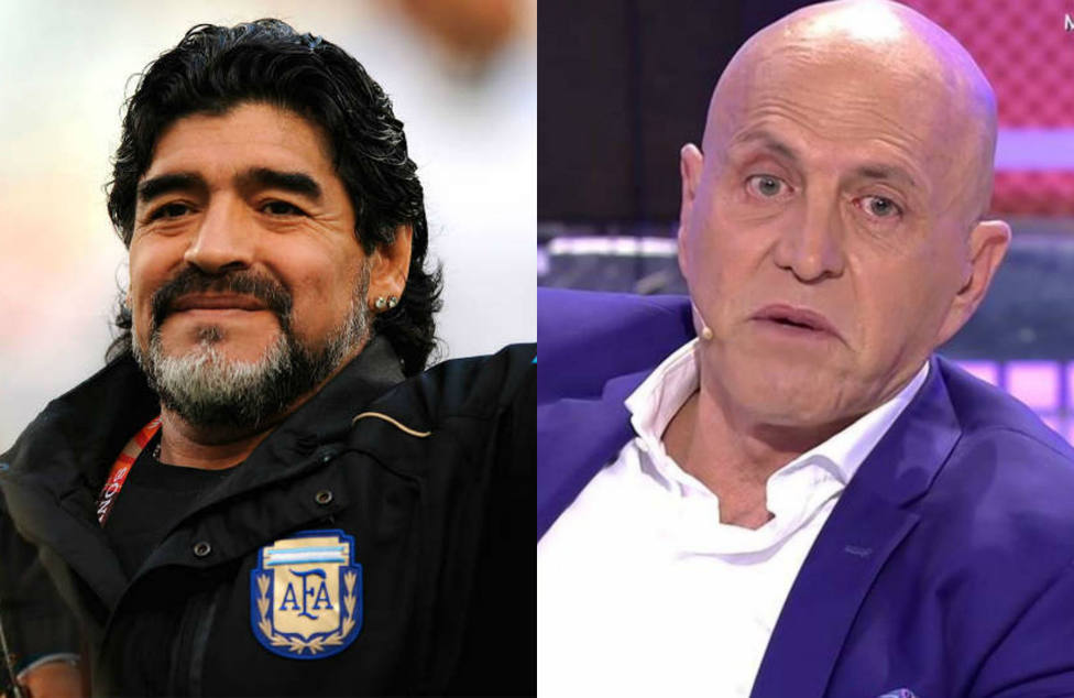 Kiko Matamoros y Diego Maradona