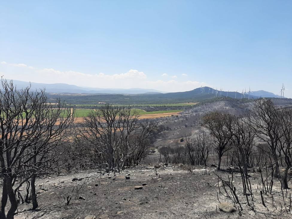El incendio del monte Yerga quedará extinguido en las próximas horas