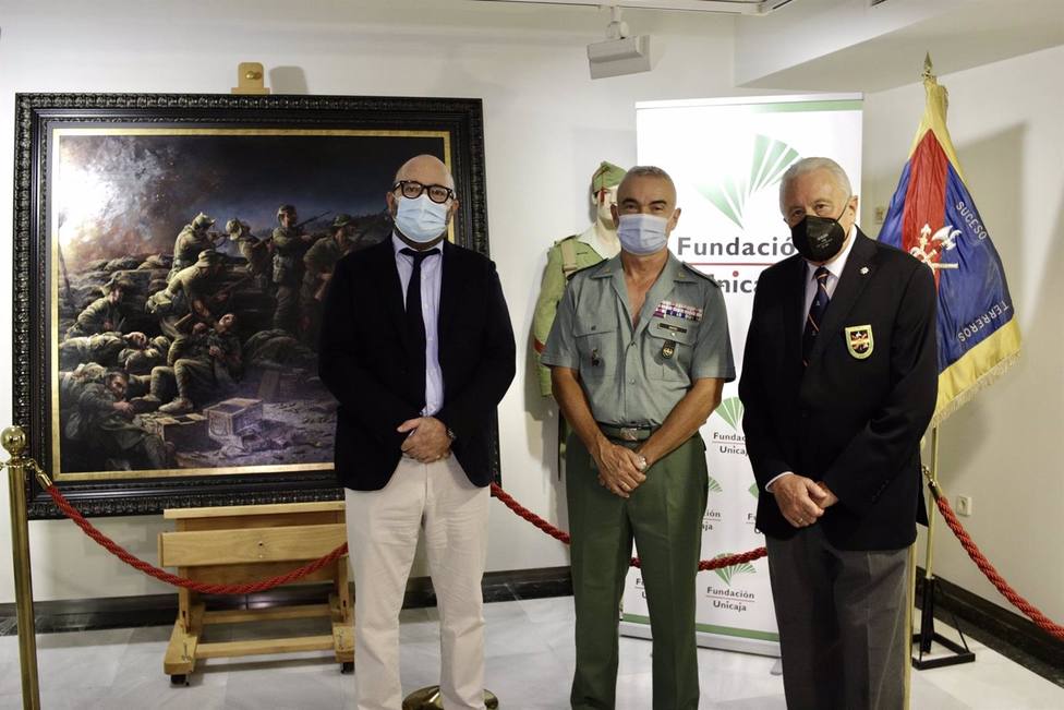 El Centro Unicaja de Almería acoge hasta el día 15 el cuadro de Ferrer-Dalmau por el centenario de La Legión
