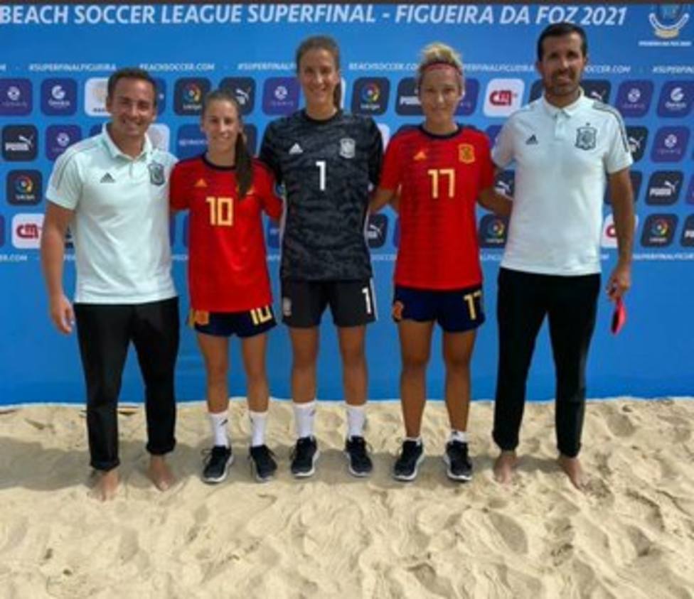 La selección española femenina de fútbol playa, bronce en Portugal.