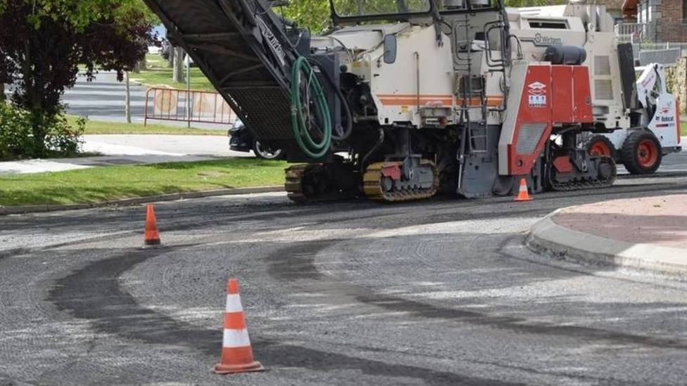 Trabajos de asfaltado en Guadarrama