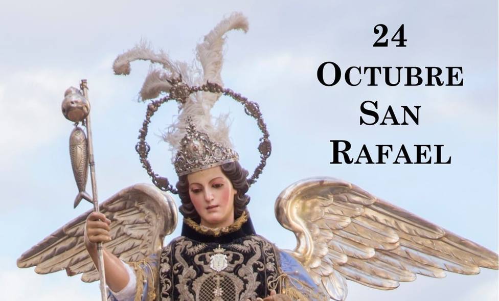 Horario e Itinerario Procesión de San Rafael. Granada 21 de Octubre del 2023