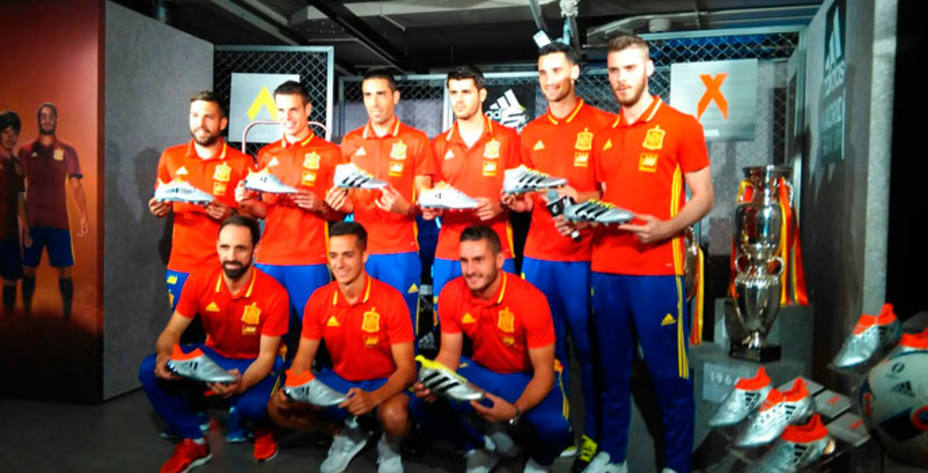 Los jugadores españoles estan ya con la mente puesta en la Eurocopa de Francia.