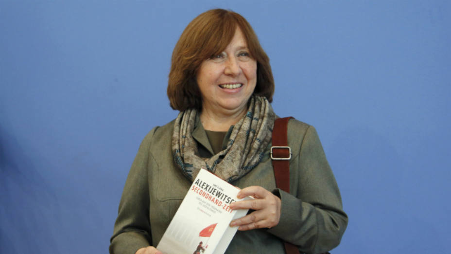 Svetlana Alexiévich, premio Nobel de Literatura. REUTERS