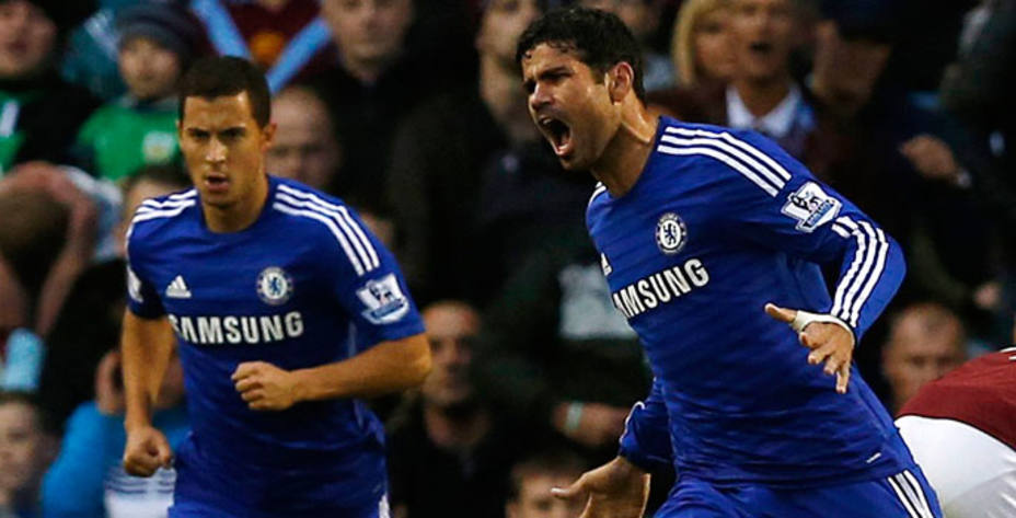 Diego Costa celebra su gol (Reuters)