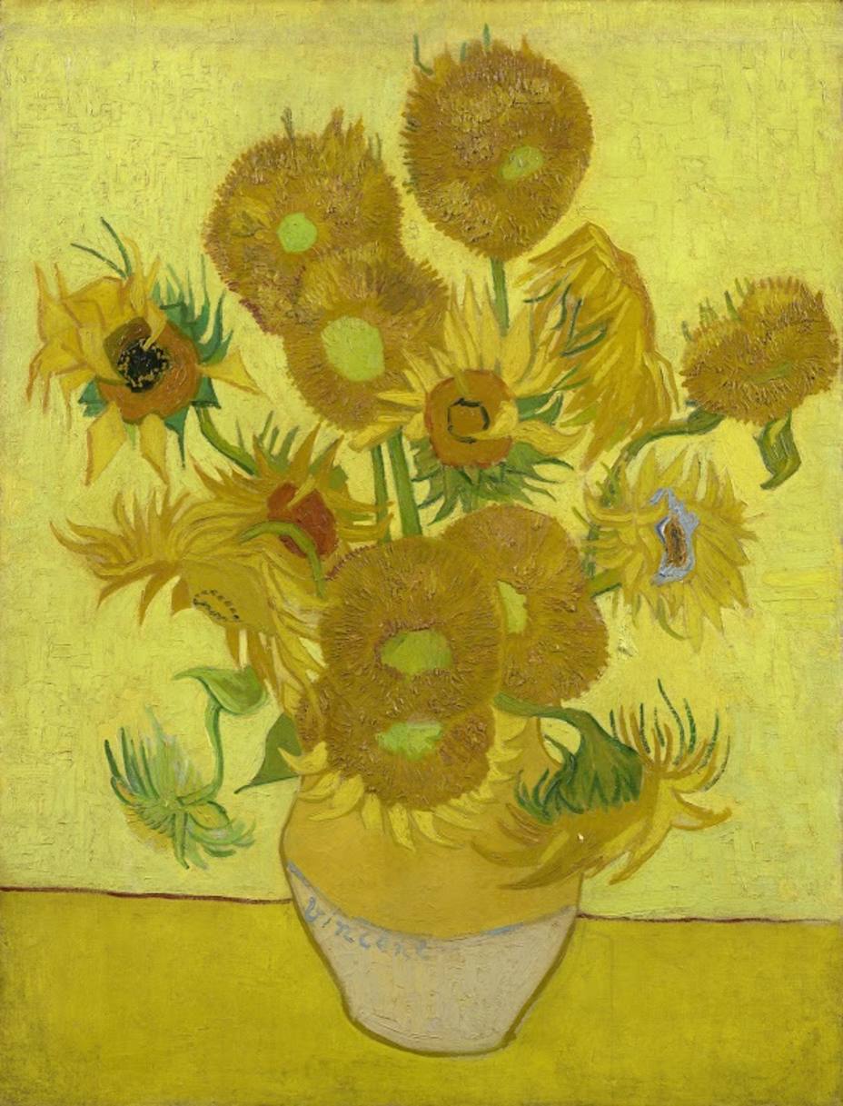 Los girasoles, de Van Gogh, serán restaurados durante las próximas seis semanas