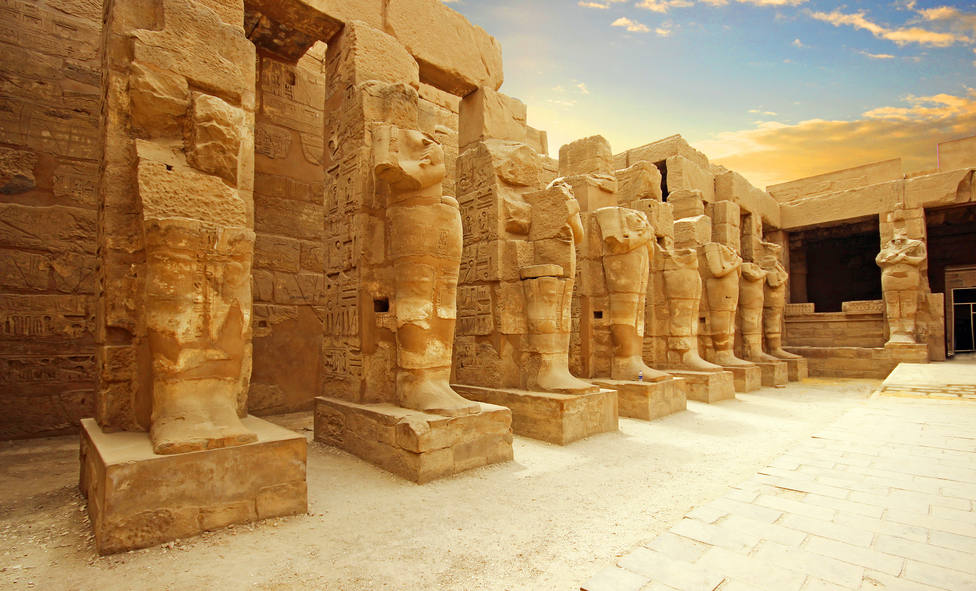 Templo antiguo de Karnak en Luxor