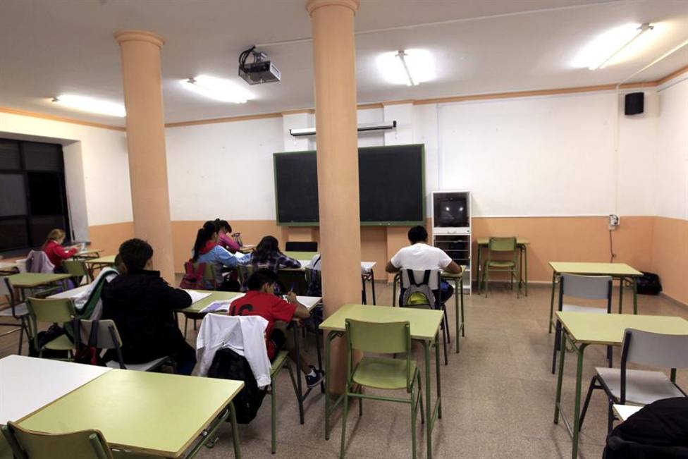 Vista de una de las aulas del Instituto de Educación Secundaria (IES) Iturralde de Madrid