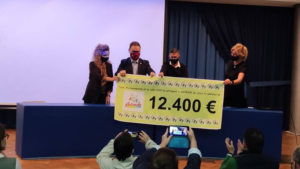 El equipo solidario del Retoyosipuedo logra 12.400 euros para Astrade Lorca