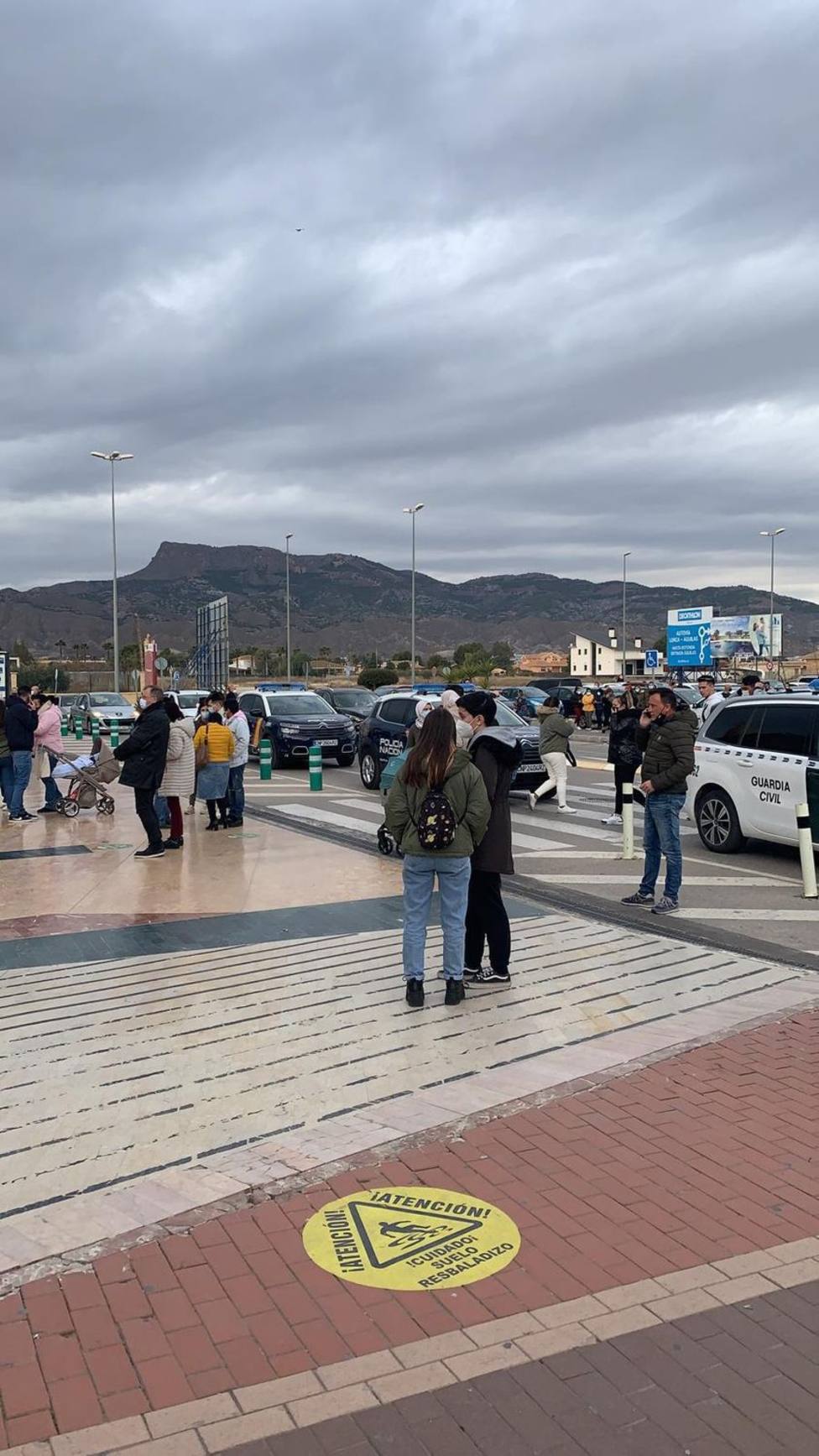 La Guardia Civil esclarece el altercado de la tarde de Reyes en un centro comercial de Lorca