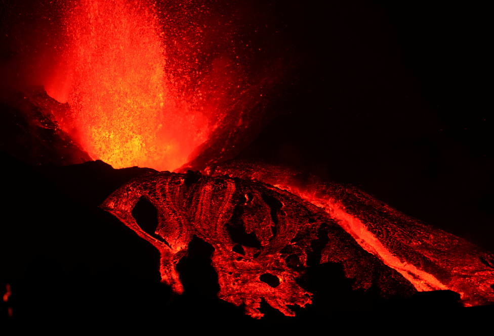 Imagen del volcán