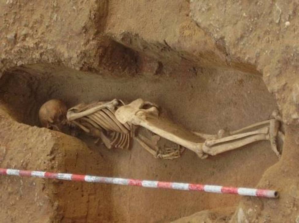 Cuerpo de origen fenicio enterrado en Cádiz