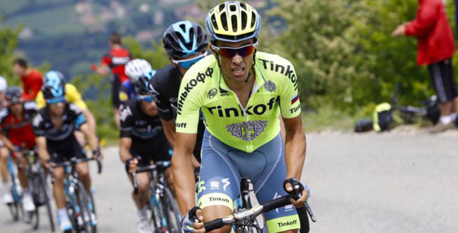 Alberto Contador, durante la pasada Dauphiné (FOTO - facebook.com/contador)