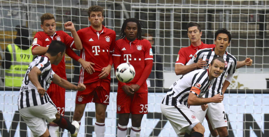El Bayern no pudo superar al Entracht (REUTERS)