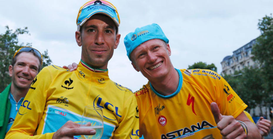 Vinokourov es director de Astana, equipo de Vincenzo Nibali. REUTERS