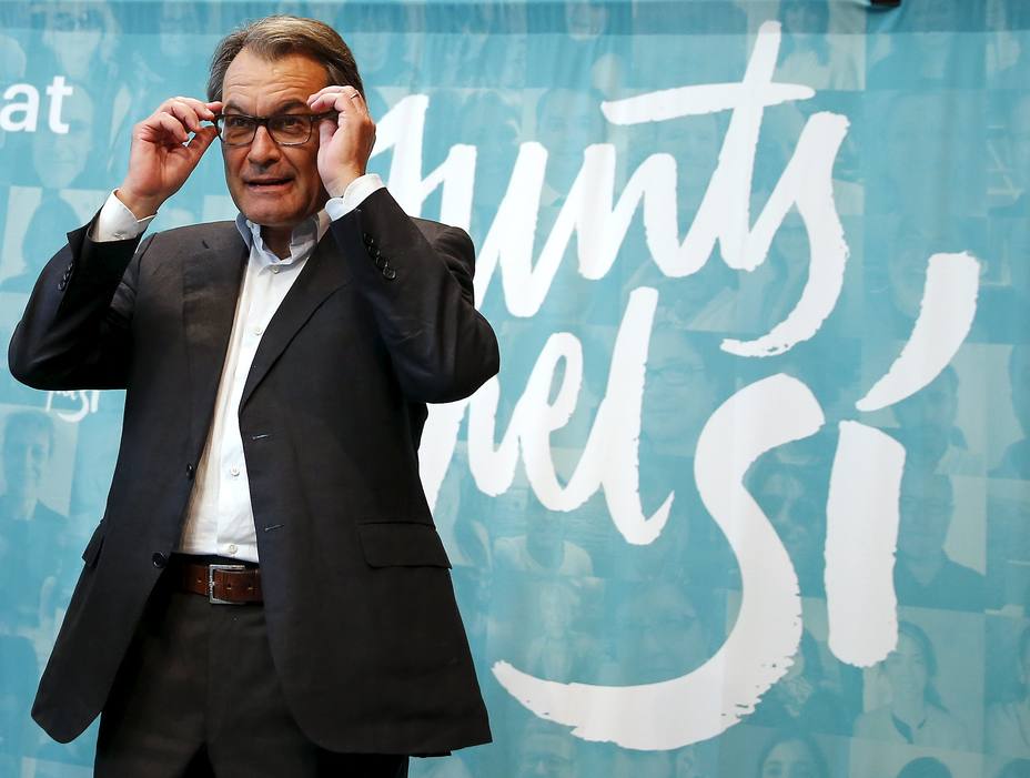 Arur Mas, expresidente de la Generalitat, durante la campaña electoral de Junts Pel Sí. REUTERS