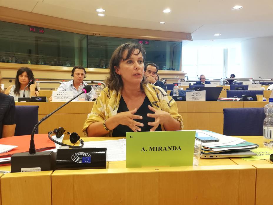 La eurodiputada Ana Miranda (BNG) reclama medidas contra la corrupción, que le cuesta 904.000 millones al año a la UE