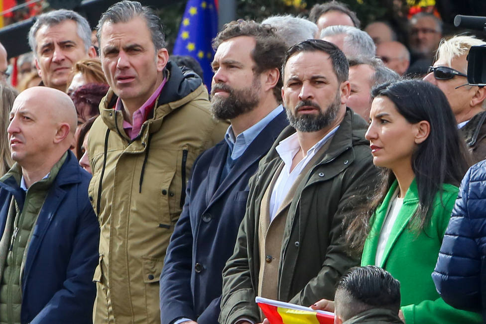 Santiago Abascal, Javier Ortega e Iván Espinosa encabezarán la lista de Vox al Congreso por Madrid