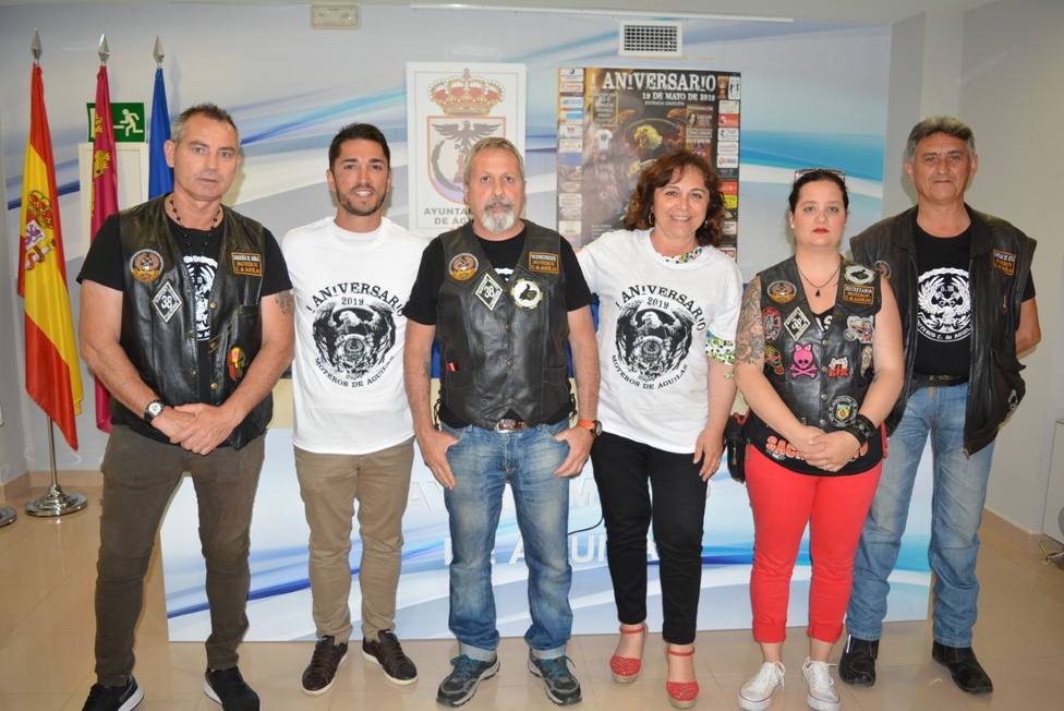 El Club Moteros Ciudad de Águilas celebra su primer aniversario con una concentración