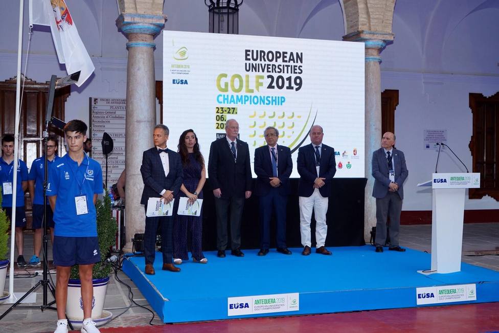 Inaugurado el el campeonato de europa universitario de golf que se celebra en Antequera