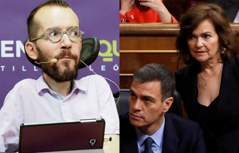 El cabreado tuit de Echenique contra Pedro Sánchez y Carmen Calvo que complica la investidura