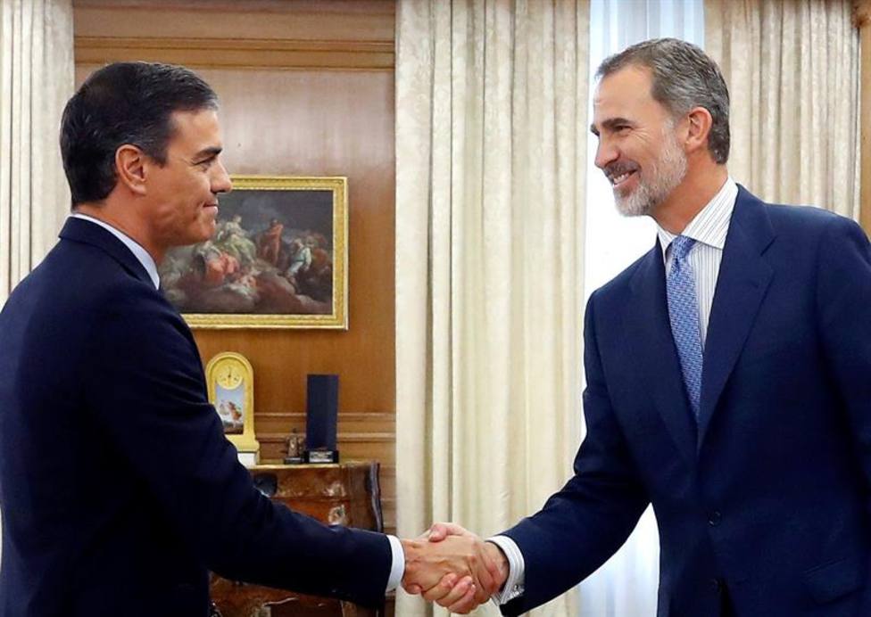DIRECTO | El Rey Felipe VI recibe a Pedro Sánchez en Zarzuela para cerrar la ronda de consultas