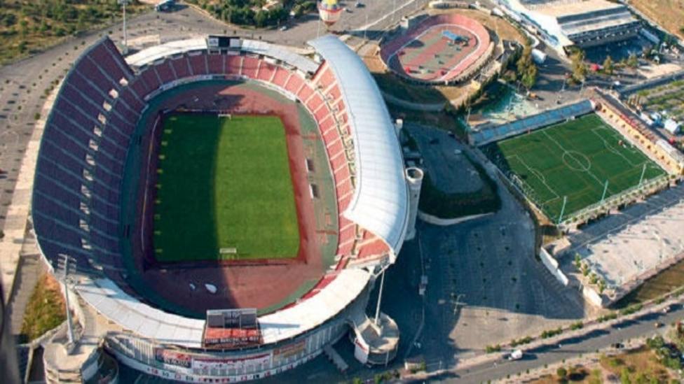 Imagen aérea del estadio de Son Moix y sus alrededores
