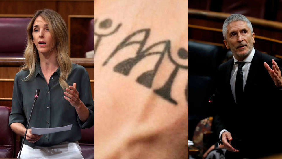 El significado escondido tras el tatuaje de Marlaska, entre los momentos más virales de este miércoles