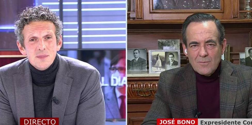 Joaquín Prat pone en aprietos a José Bono con una temida pregunta sobre Sánchez: Con todo respeto