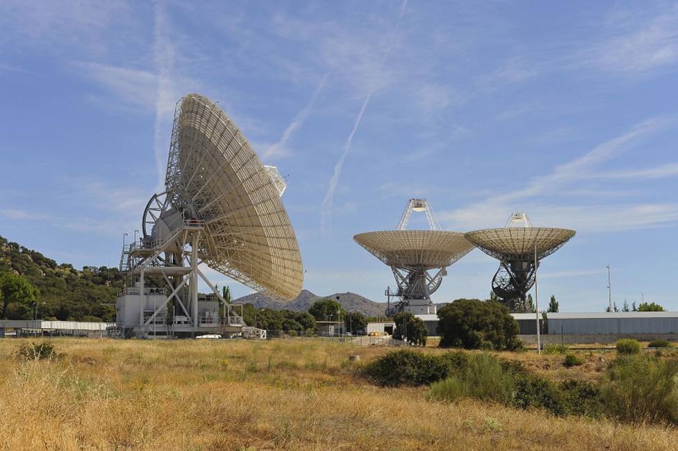 Antenas de la estación espacial de Robledo de Chavela /Foto: NASA