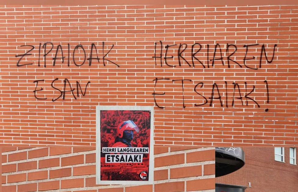 Esan denuncia la apariciÃ³n de pintadas contra el sindicato en su sede de Barakaldo (Bizkaia)