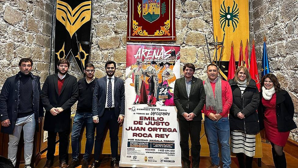 Acto de presentación del cartel del Domingo de Ramos en Arenas de San Pedro (Ávila)