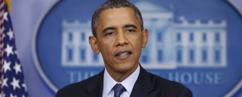 Obama en un momento de la comparecencia en la Casa Blanca. REUTERS