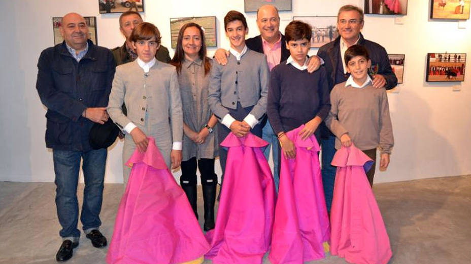 Inauguración de la exposición sobre la Escuela de Tauromaquia de Badajoz en Jerez de los Caballeros