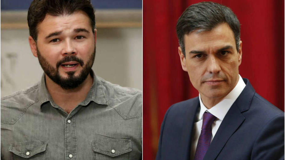 Rufián estalla contra Sánchez por el “chantaje” de un posible adelanto electoral
