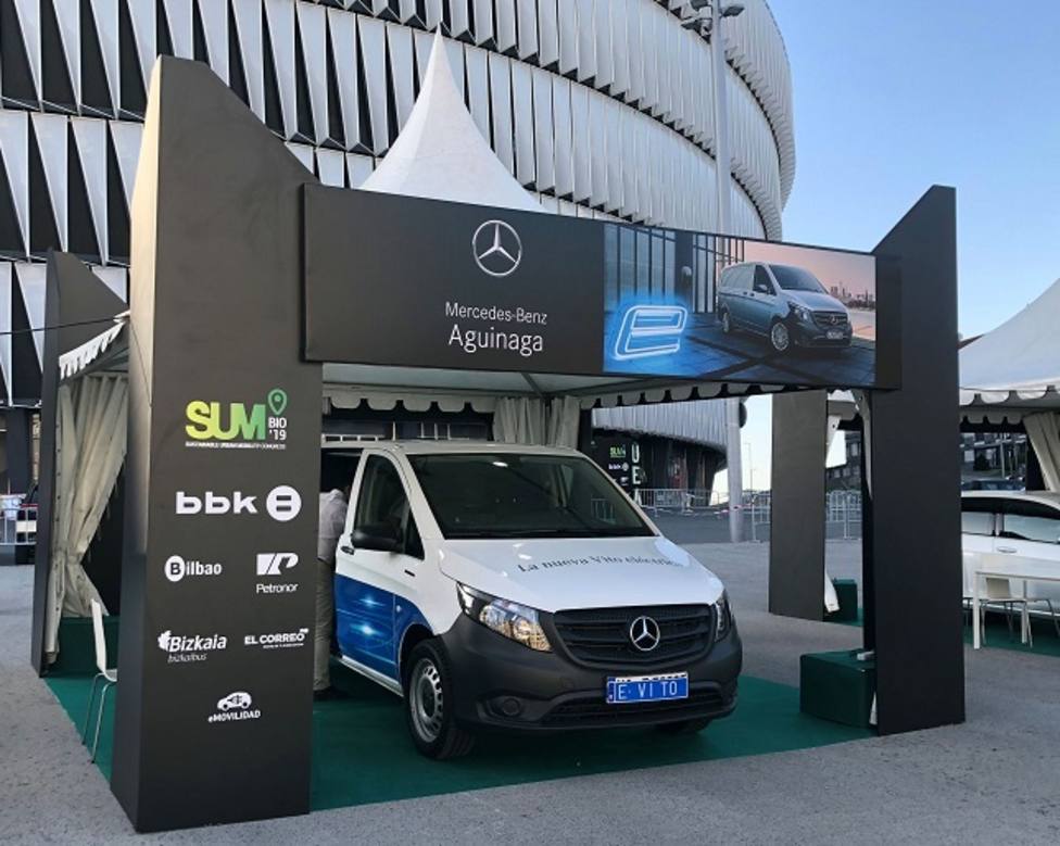 Mercedes-Benz presenta el made in Spain eVito en Bilbao, antes de su lanzamiento comercial en verano