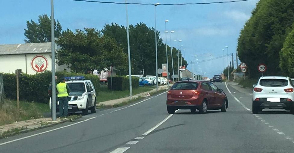Vehículos implicados en la colisión - FOTO: Trafico Ferrolterra