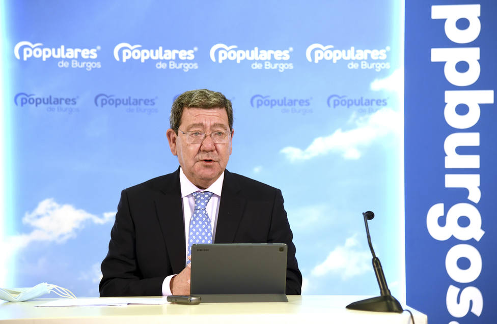 El presidente del PP de Burgos, César Rico