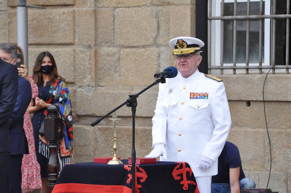 Ignacio Frutos Ruiz es el nuevo Almirante Jefe del Arsenal Militar de Ferrol. FOTO: Armada