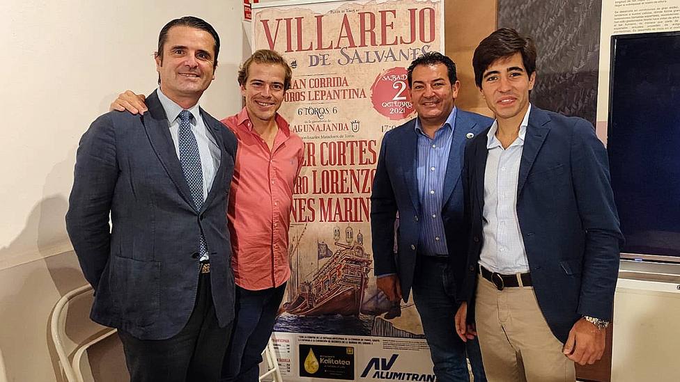 Acto de presentación del cartel de la Corrida Lepantina de Villarejo de Salvanés (Madrid)