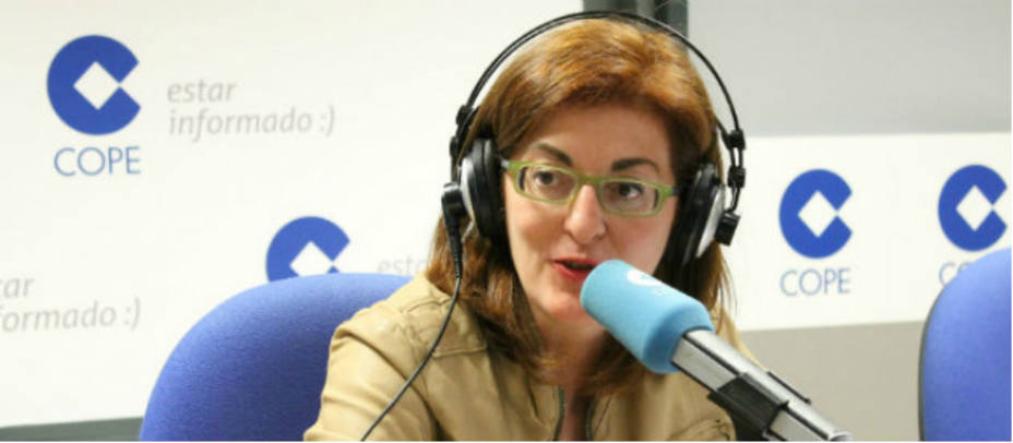 Maite Pagazaurtundúa, eurodiputada de UpyD, en COPE. Fotografía de archivo.