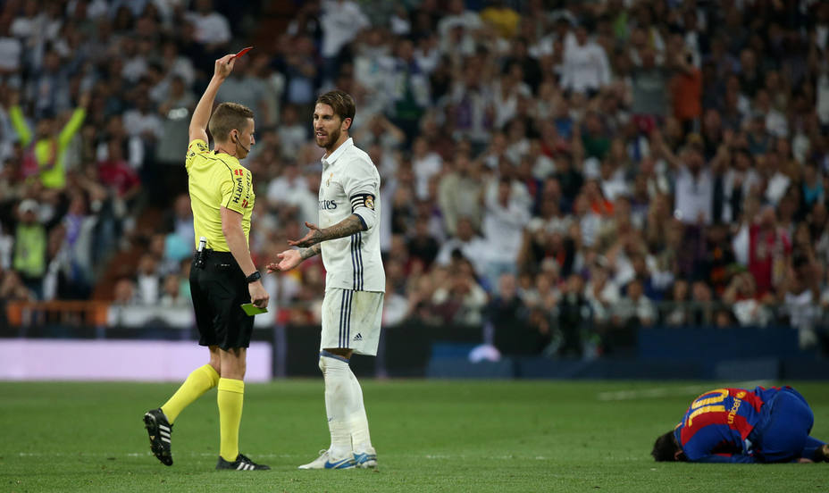 Sergio Ramos expulsión Real Madrid Barcelona