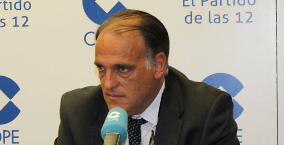 Javier Tebas, presidente de la Liga de Fútbol Profesional