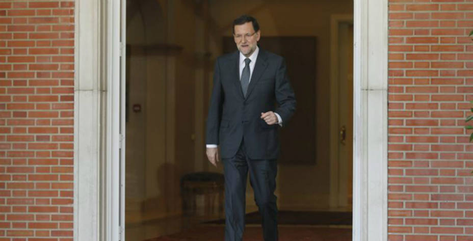 Mariano Rajoy en La Moncloa. EFE