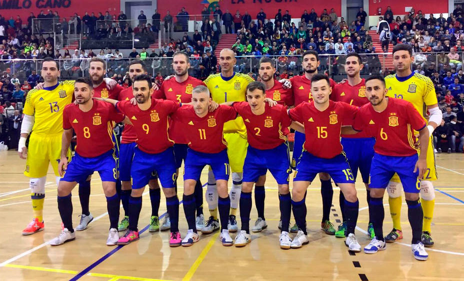 Combinado de la Selección Española que jugó en La Nucía ante Bélgica (FOTO: @LaNuciaES)