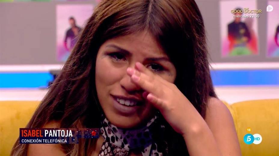 La otra llamada de Isabel Pantoja que hace llorar a su hija Chabelita en GH VIP